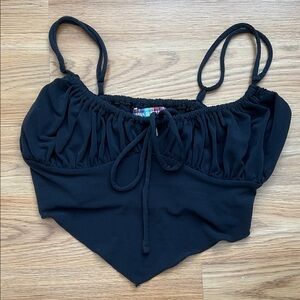 Urban Outfitters Black Crop Top